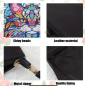 Preview: Diamond Painting Geldbörse 5D Katzenmalerei Handtasche